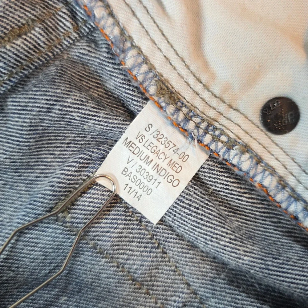 Banana Republic Vintage Straight Jeans Medium Indigo 33x30 Mens Denim
